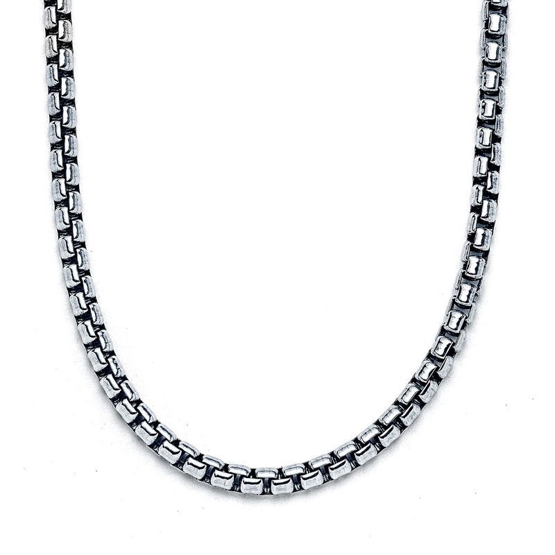 SS Box Rd Chain 2mm 22"