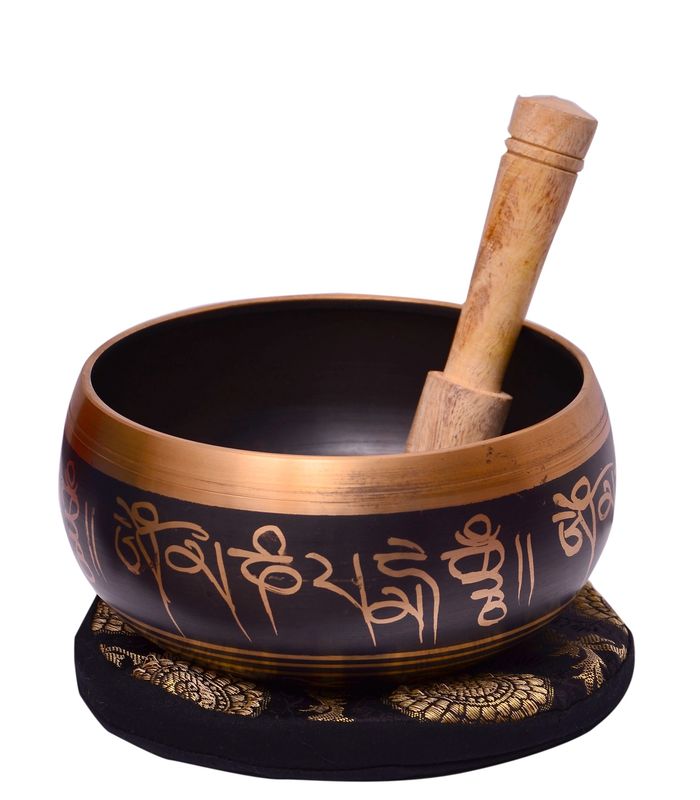 Singing Bowl Black 4"
