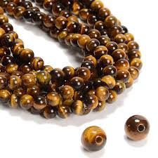 6mm Tiger Eye yellow Round