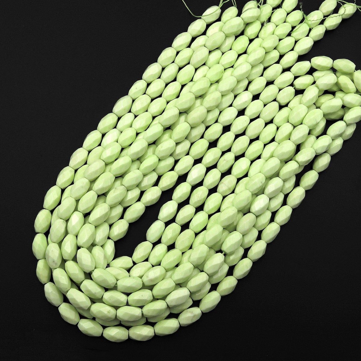 10mm Lemon Chrysoprase Teardrop
