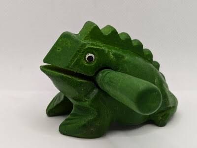 Grn Croak frog 2"