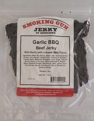 Garlic BBQ Beef Jerky 2.1 oz. Pkg.