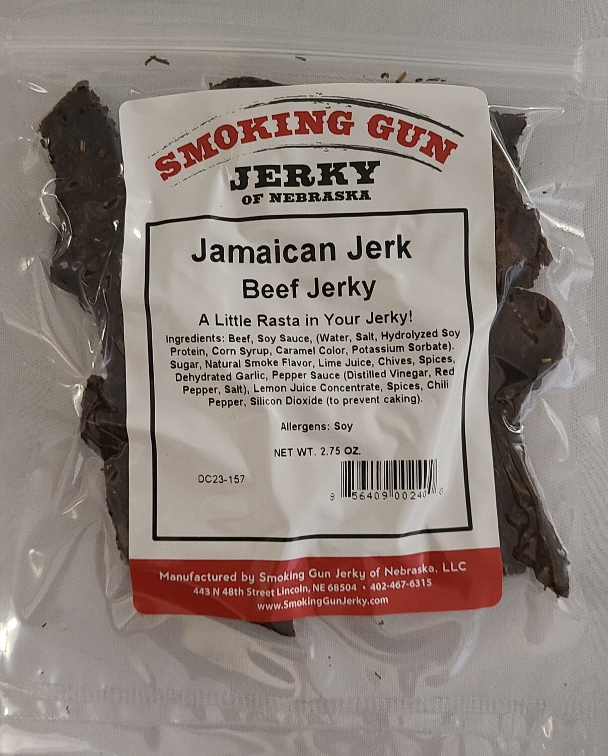 Jamaican Jerk Beef Jerky, 2.1 oz. Pkg.