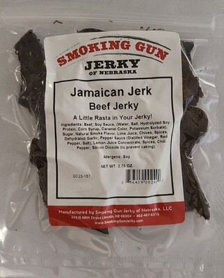 Jamaican Jerk Beef Jerky, 2.75 oz. Pkg.