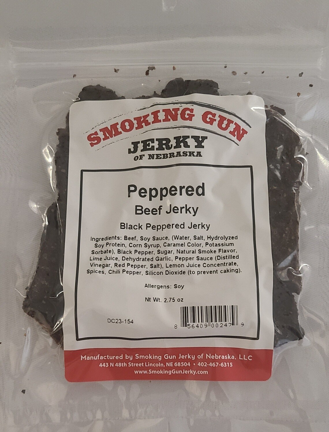 Peppered Beef Jerky, 2.75 oz. Pkg.