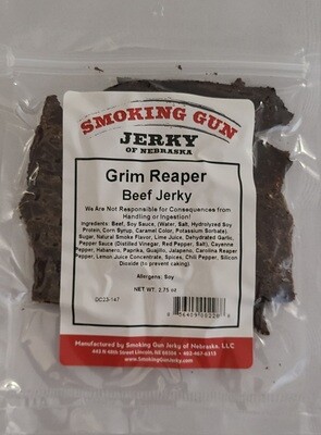 Grim Reaper Beef Jerky 2.75 oz. Pkg.