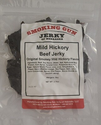 Mild Hickory Beef Jerky, 2.1 oz. Pkg.