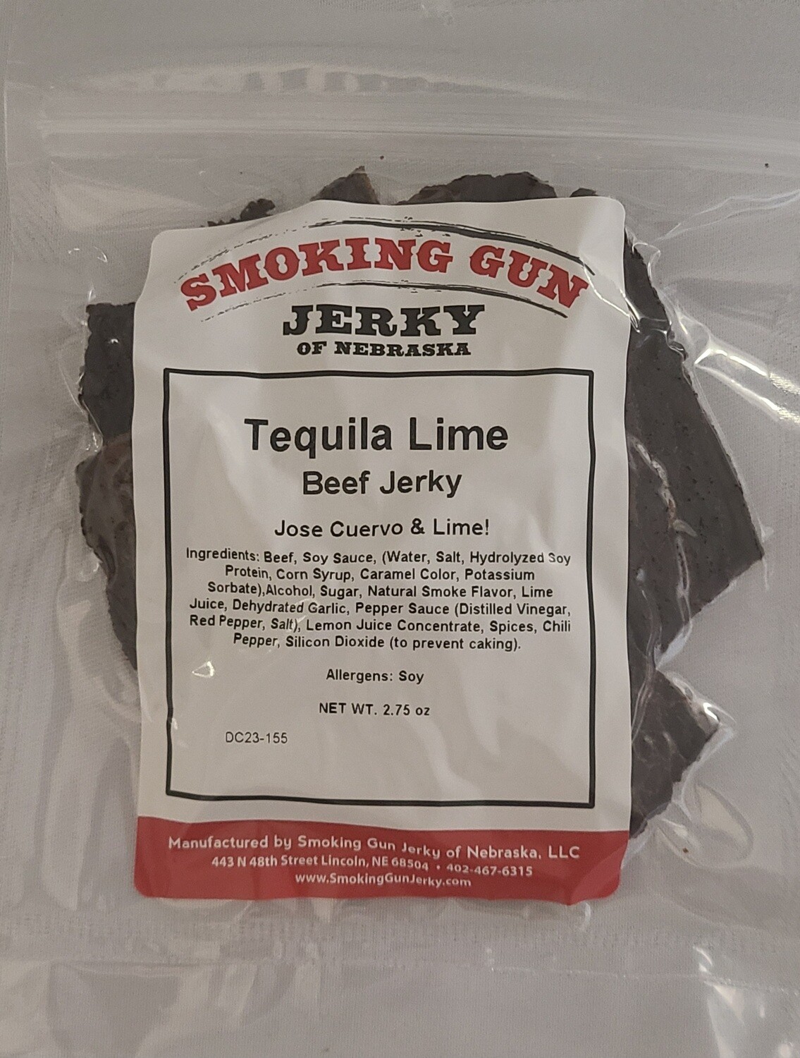 Tequila Lime Beef Jerky, 2.1 oz. Pkg.