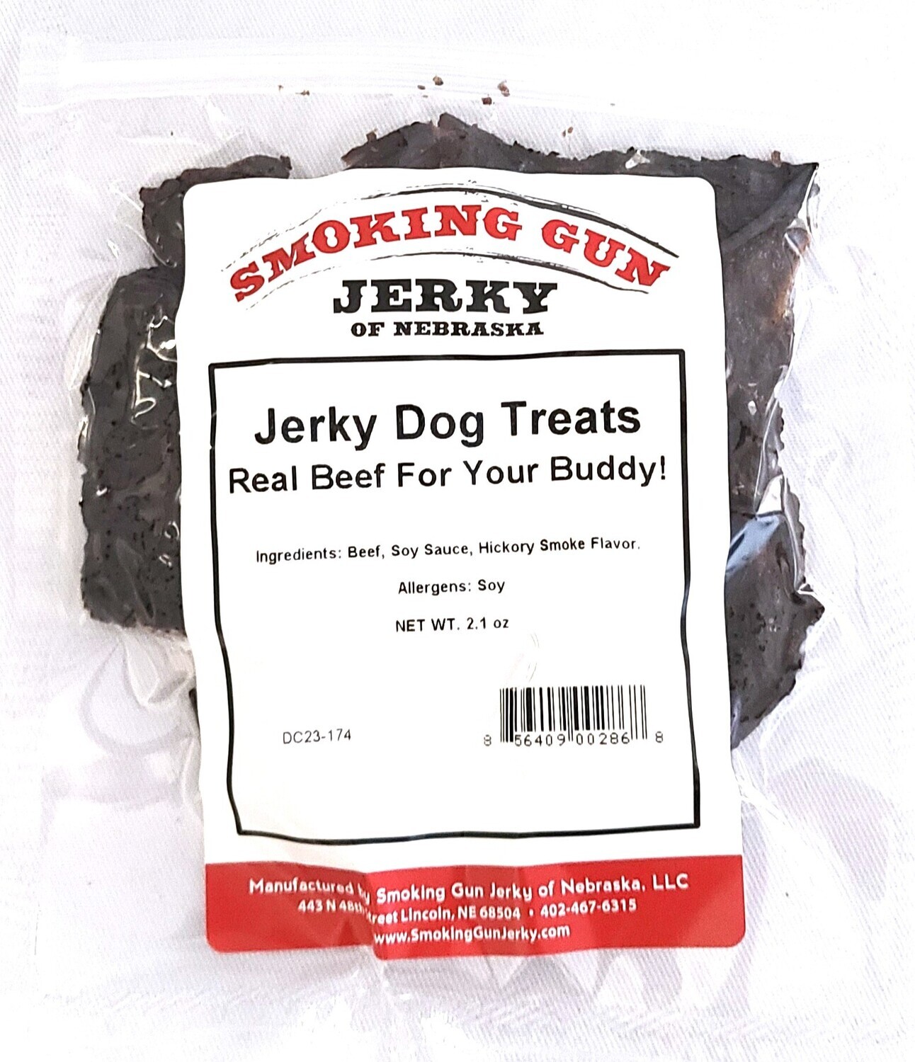 Jerky Dog Treats, 2.1 oz. Pkg