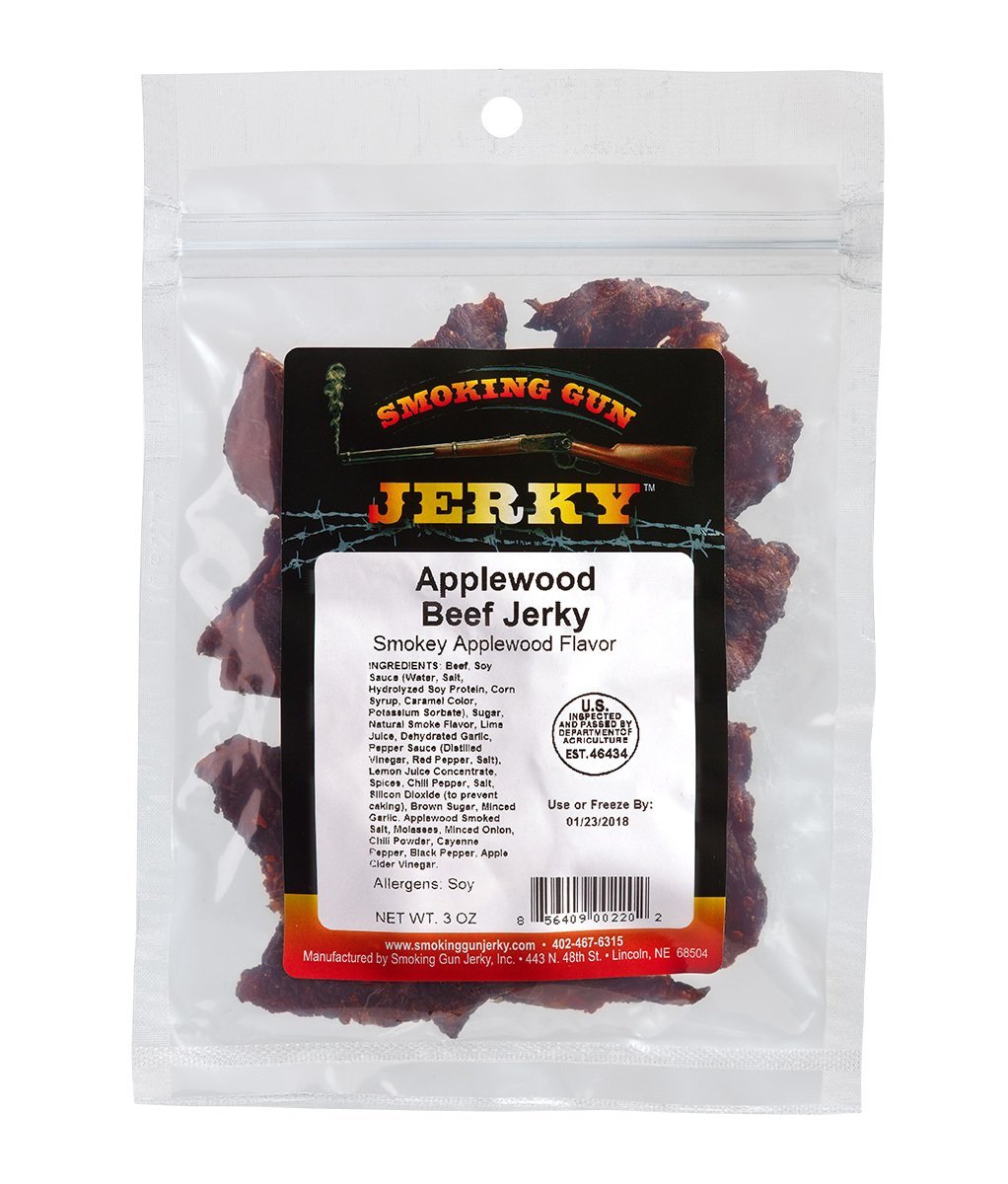 Applewood Beef Jerky, 2.75oz. Pkg.