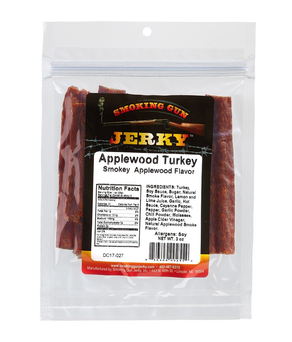 Applewood Turkey Jerky, 2.75 oz. Pkg.