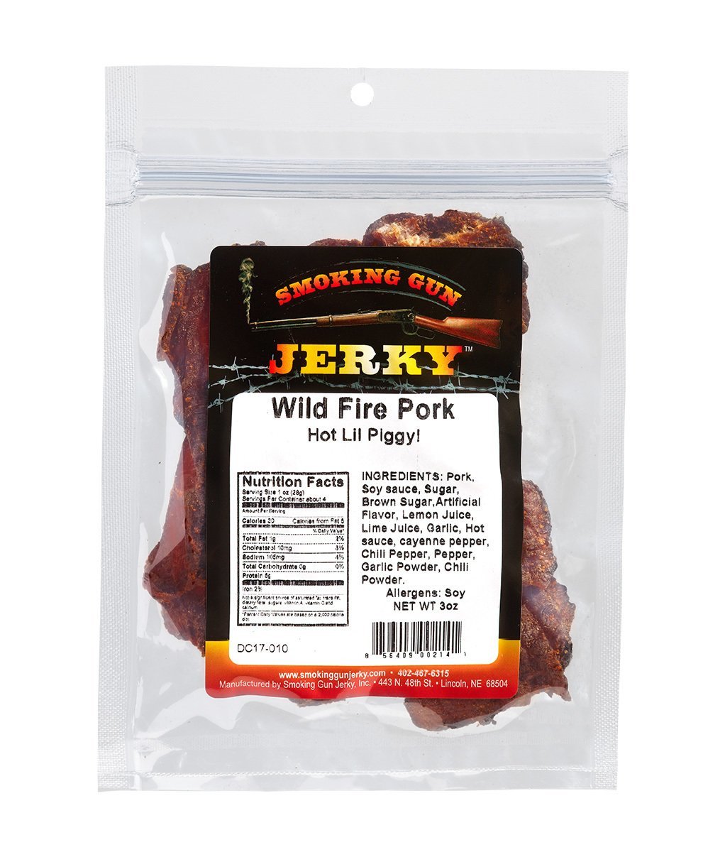 Wild Fire Pork Jerky, 2.1 oz. Pkg.