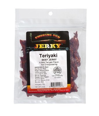 Teriyaki Beef Jerky, 2.75 oz. Pkg.