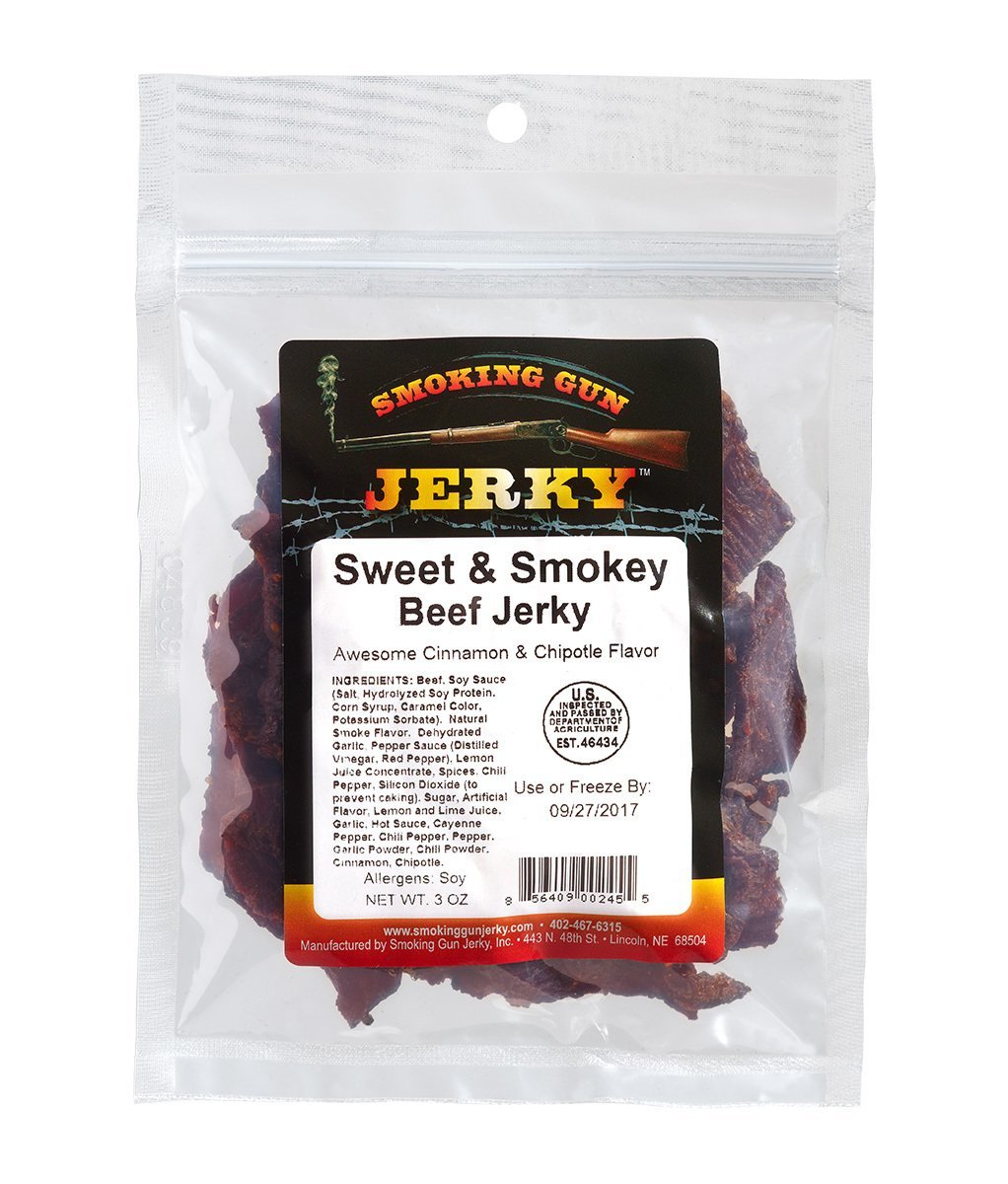 Sweet & Smokey Beef Jerky 2.75 oz. Pkg.