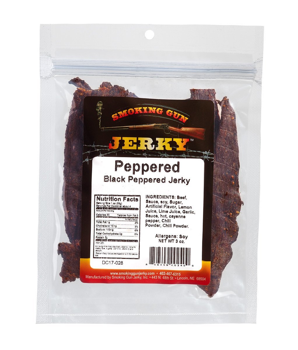 Peppered Beef Jerky, 2.75 oz. Pkg.