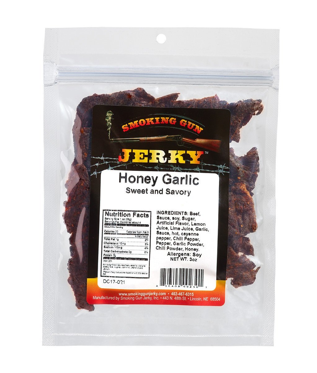 Honey Garlic Beef Jerky, 2.75 oz. Pkg.