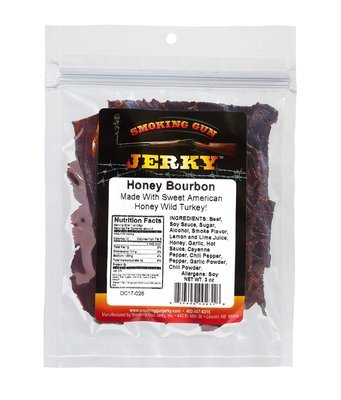 Honey Bourbon Beef Jerky, 2.75 oz. Pkg.