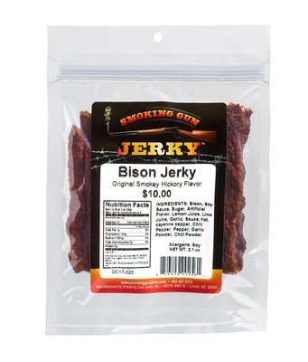 Bison Jerky, 2.1 oz. Pkg.