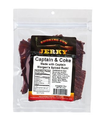 Captain & Coke Beef Jerky, 2.75 oz. Pkg.