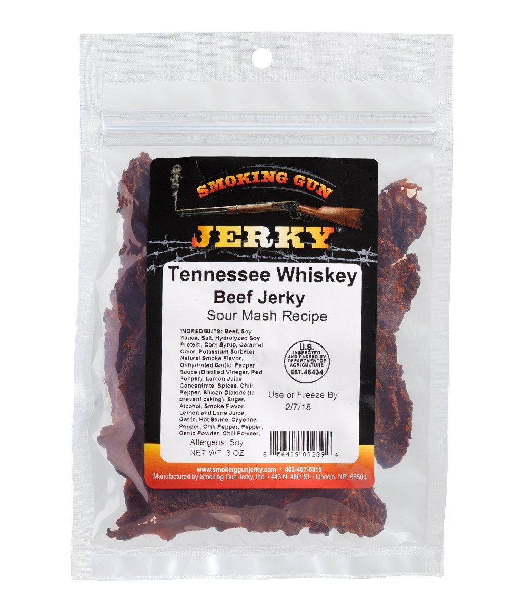 Tennessee Whiskey Beef Jerky, 2.75 oz. Pkg.