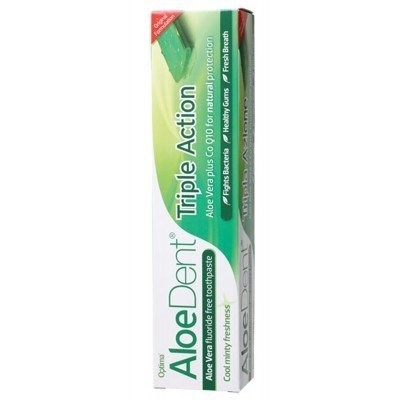 ALOE DENT Triple Action Toothpaste Fluoride Free 100ml