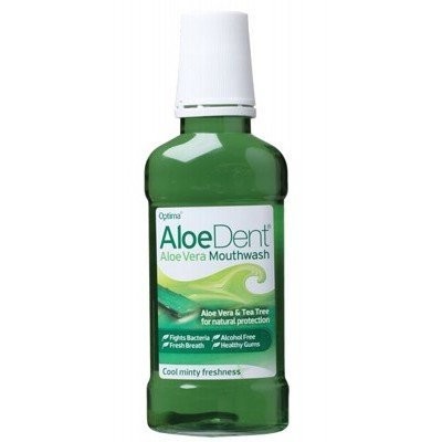 ALOE DENT Mouthwash Mint with Aloe Vera & Tea Tree - Alcohol Free - 250ml