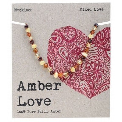 AMBER LOVE Multi Love Baltic Amber Children's Necklace 33cm