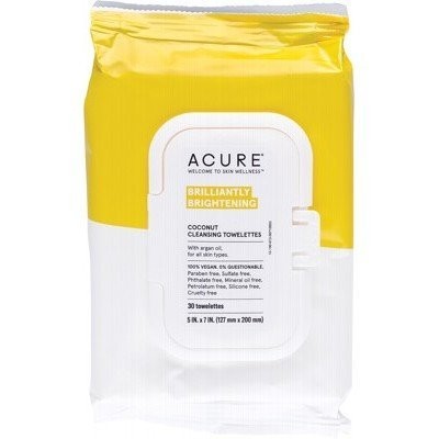 ACURE Brilliantly Brightening Coconut Cleansing Towlettes