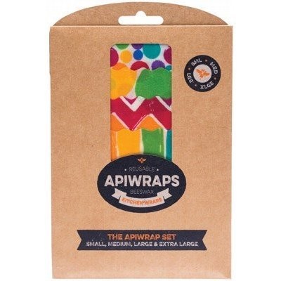 APIWRAPS Reusable Beeswax Wraps- Full Set