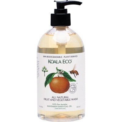 KOALA ECO Fruit And Vegetable Wash 100% Mandarin Essential Oil 500ml