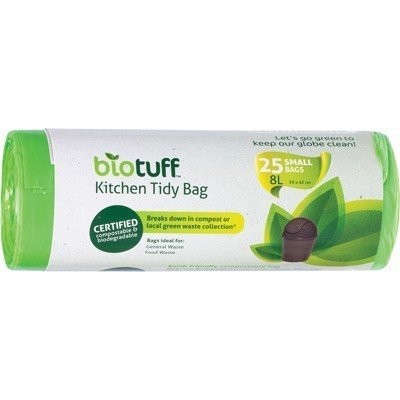 BIOTUFF Kitchen Tidy Bag Small 8L Bags x25