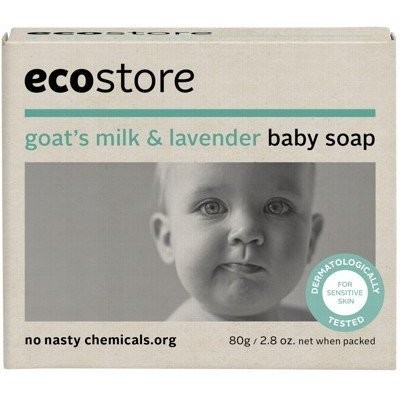 ECOSTORE Goat's Milk & Lavender Baby Soap 80g