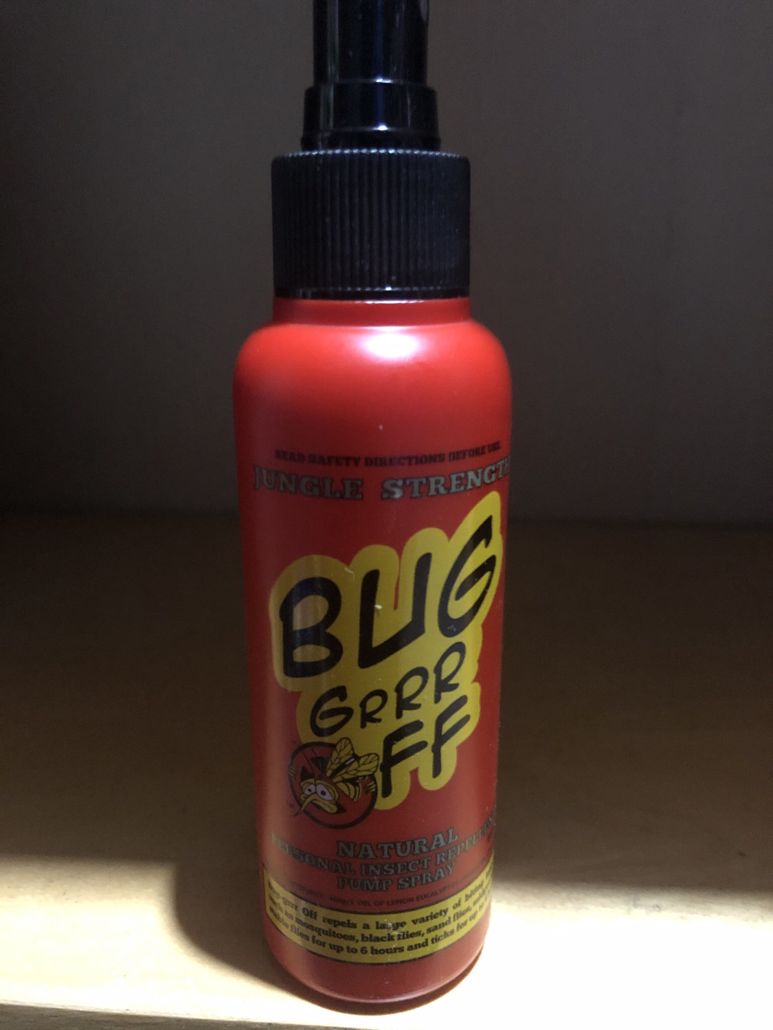 Bug Grrrr Off Natural Personal Insect Repellent Jungle Strength 100ml