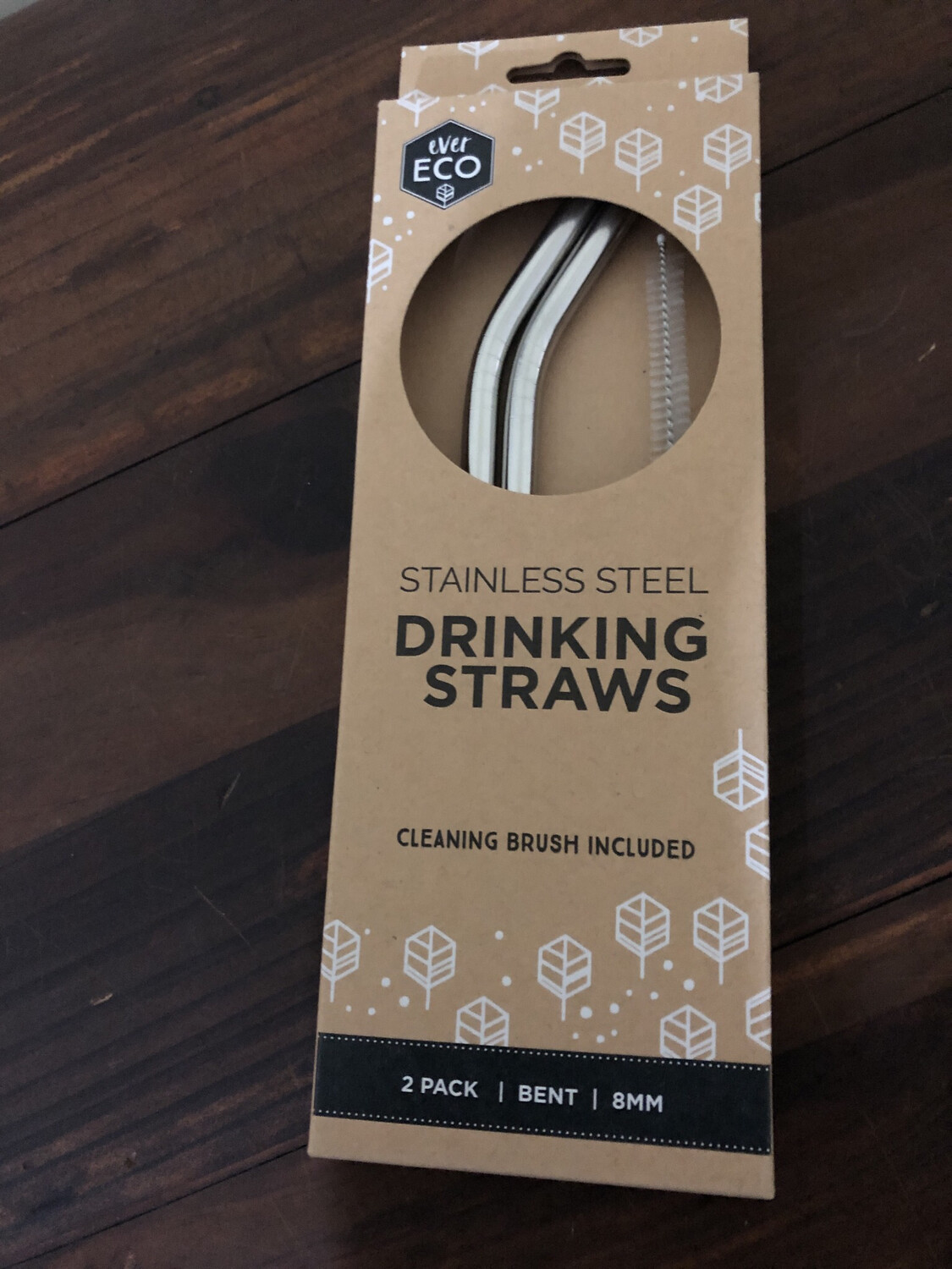 Stainless Steel Drinking Straws With Cleaning Brush