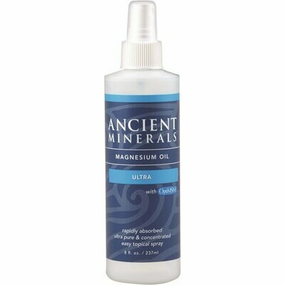 Ancient Minerals Magnesium Oil Ultra (with MSM) 237ml Spray