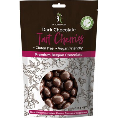 DR SUPERFOODS Tart Cherries  Dark Chocolate 125g