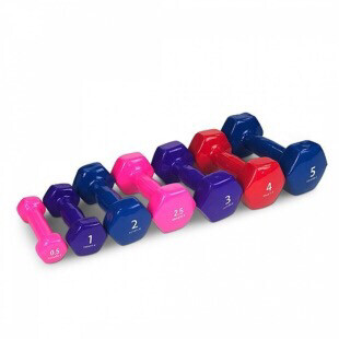 Comffit Dumbell Vinyl Per Single 6Kg Blue