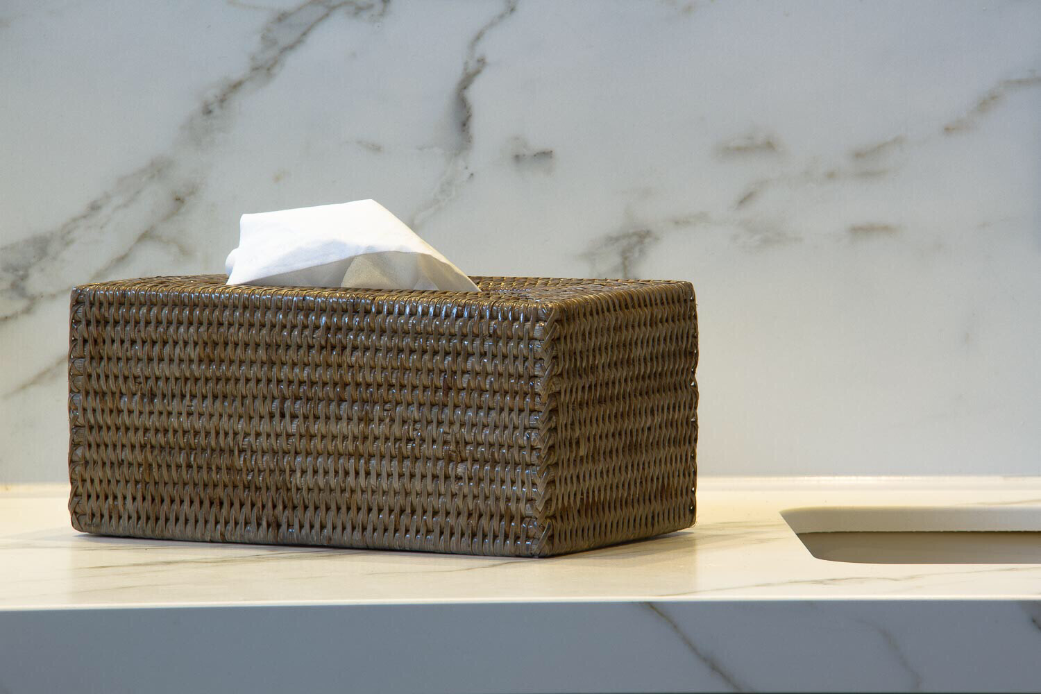 Regular Tissue Box (3 Colours) Antique Brown