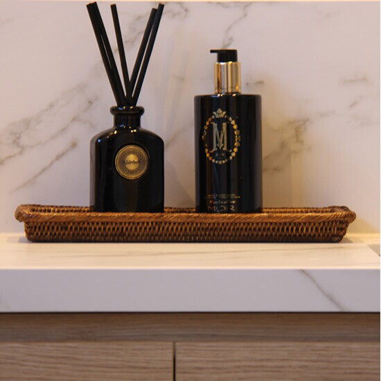 Towel Tray (2 colours) Antique Brown