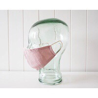 Reusable Fabric Face Mask - Dusty Pink Plain