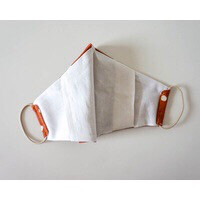 Reusable Fabric Face Mask - Rust Spot