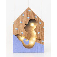 LED Light Box - Maddy Mermaid - 17x25x3