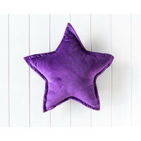 Velvet Cushion - Nova Star - Purple - 45cm