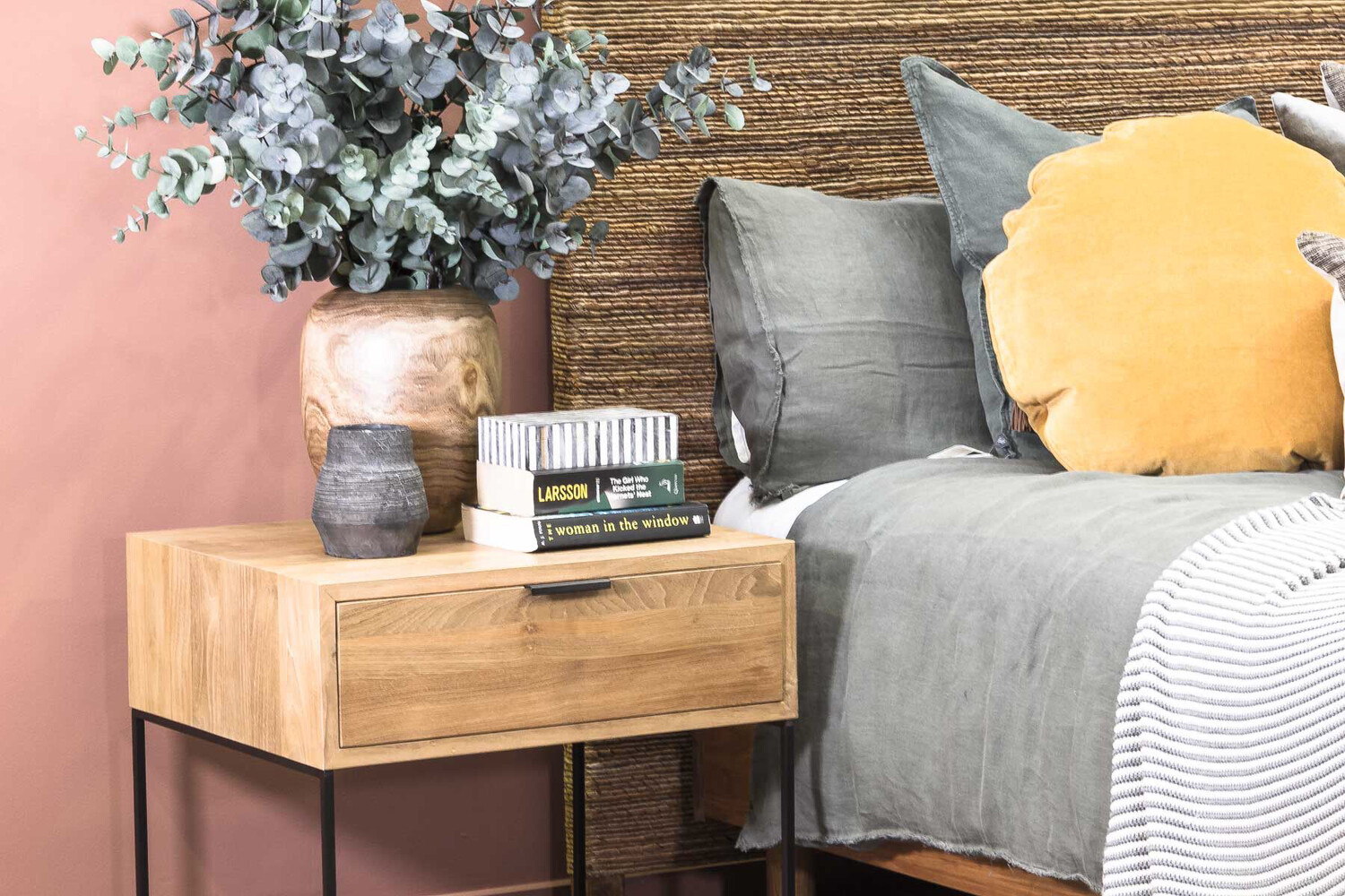 Noah Large Bedside Table