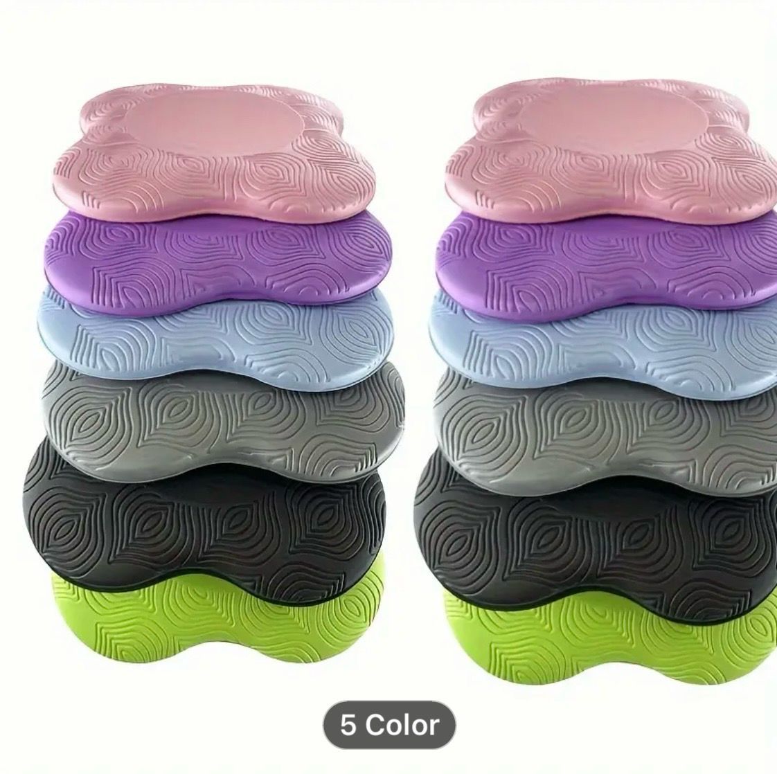 2pcs Silicone Yoga Knee Pads for Enhanced Support - Non-Slip, Thick Cushioning for Knees, Elbows & Wrists - Ideal for Pilates, Home Gym Workouts & Fitness Training - Purple/Blue/Black