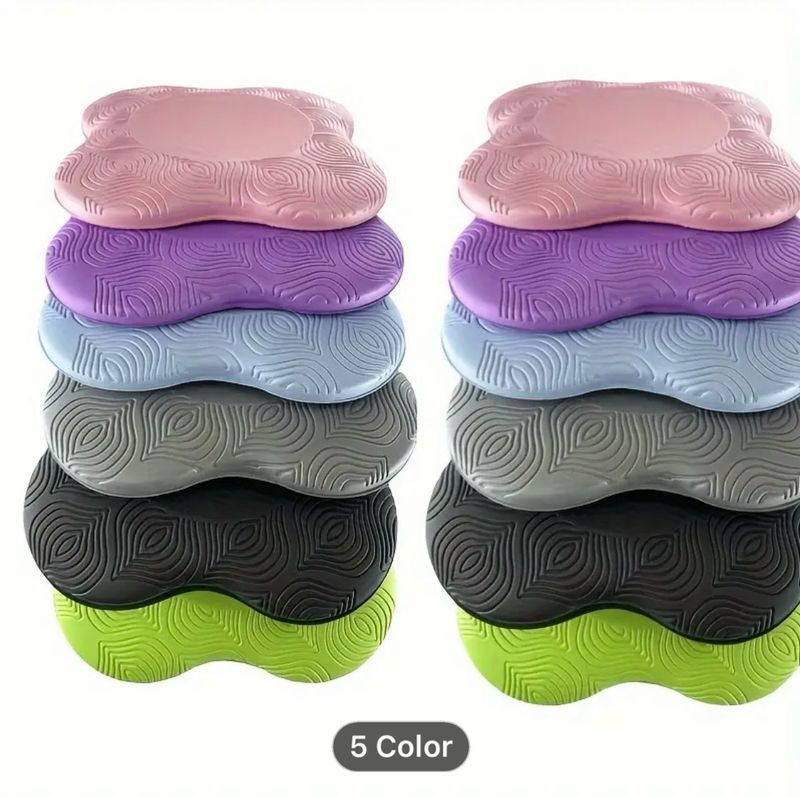 2pcs Silicone Yoga Knee Pads for Enhanced Support - Non-Slip, Thick Cushioning for Knees, Elbows & Wrists - Ideal for Pilates, Home Gym Workouts & Fitness Training - Purple/Blue/Black 2pcs Silicone Yoga Knee Pads for Enhanced Support - Non-Slip, Thick Cushioning for Knees, Elbows & Wrists - Ideal for Pilates, Home Gym Workouts & Fitness Training - Purple/Blue/Black