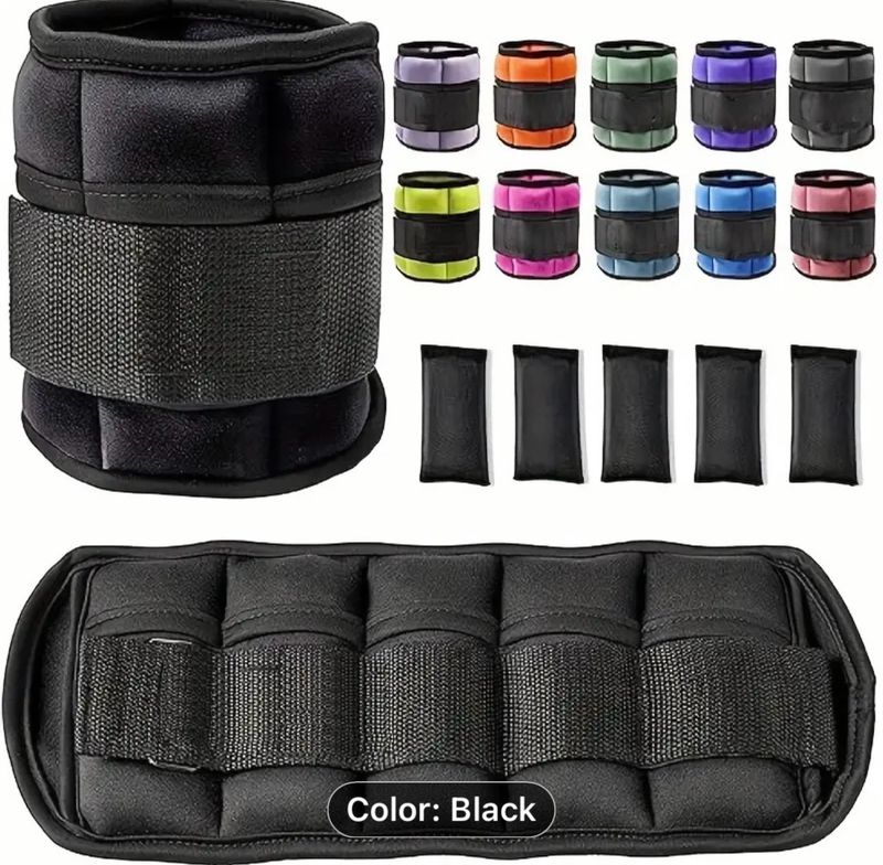 Adjustable Ankle Weights (2 4 6 8 10 Lbs), Leg Weight Bearing Straps For Women & Men, Weighted Ankle Weights Set For Gym Fitness, Workout, Walking, Jogging (907.18g Each Ankle, 1 Pair 1.81KG) Adjustable Ankle Weights (2 4 6 8 10 Lbs), Leg Weight Bearing Straps For Women & Men, Weighted Ankle Weights Set For Gym Fitness, Workout, Walking, Jogging (907.18g Each Ankle, 1 Pair 1.81KG)