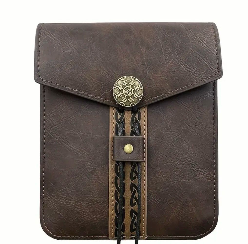 Vintage Style Sporran, Flap Belt Pack For Men, Classic Portable Waist Pouch, 2 Colours