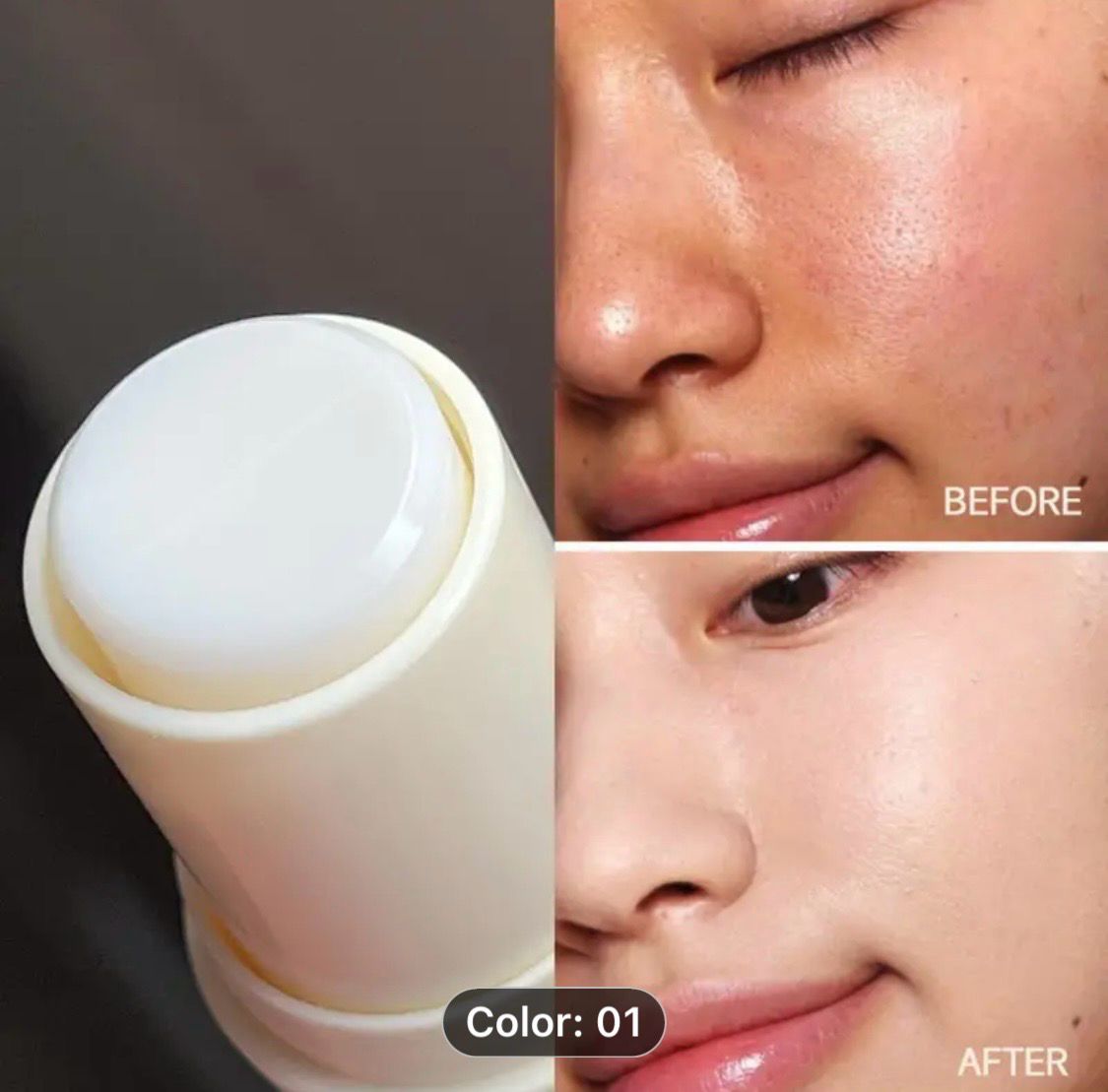 Flawless Finish Foundation Primer - Pore-Invisible, Oil Control, High Coverage Stick for Smooth Skin