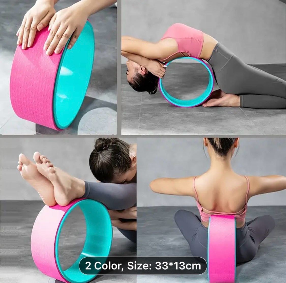 Yoga Wheel, Back Bending Artifact, Massage Roller Pilates, Yoga Circle